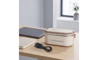 Electric Electric Heated Lunch Box Compact Electric Lunch Box with Stainless Steel Container Portable Food Warmer for Commuters