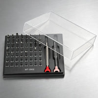 Interchangeable Bits Clear Cover Watch Repair Screwdriver Kit Hand Tool