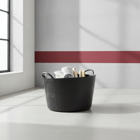 Flexible Tub Heavy-Duty Tub with Handles Ribbed for Builders, Gardeners