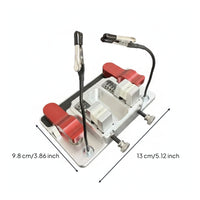 Wire Soldering Fixture Heat-Resistant Wire Clamp with Ceramic Jaw Adjustable