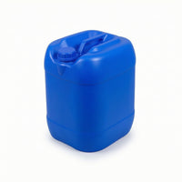 Double-Layer Barrel with Screw Cap Rigid Plastic Drum Long-Lasting Jerrycan Portable for Factories