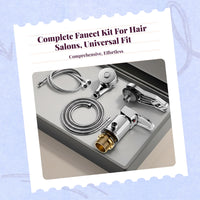 Adjustable salon shampoo faucet