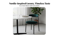 Upholstered Shell Chair Nordic design Seating Furniture Minimalist Design