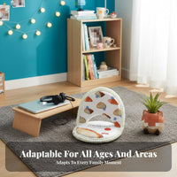 Adjustable Floor Lounger Space-Saving Adjustable Folding Chair Multi-Position
