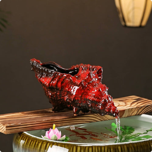 Circulating Water Ornament Eco-Friendly Design Tabletop Fountain Easy to Place