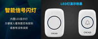 Smart Wireless Doorbell 1-to-1 No Logo, Long Range Remote Control, EU Plug