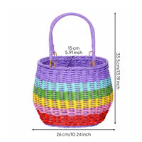 Oval Storage Basket Woven Basket Open Top