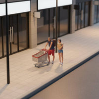 1:64 Scale People Figures High Intricacy for Sand Tables, Hobbyists