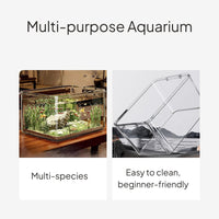 Desktop PET Aquarium, Transparent Turtle Habitat