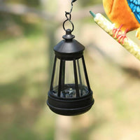 Solar Bird Lantern LED Solar Garden Bird Light Auto on/deactivate for Lawn