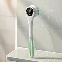 Electric Body Brush with Long Handle Waterproof Electric Bath Brush Rechargeable for Adults, Elderly, Shower, Home Spa, Washroom