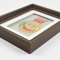Clear Acrylic Front Medal Display Frame Ideal Gift Medal Shadow Box Preserves Memories Award Display Case Linen Backing for Runners