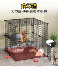 猫笼子带厕所别墅超大自由空间室内空笼猫舍家用清仓小型猫咪猫窝