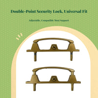 Aluminum mortise lock for sliding doors