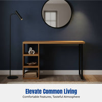 Nordic High Bar Table and Chair Set, Hardwood, Minimalist, Wall-Mounted, Living Room, Small Space