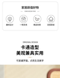 暹罗猫卡通手机支架家用坐立式置物手机支架桌面置地通用手机支架