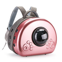 Portable Pet Backpack, Breathable Cat Carrier, Space Capsule Style, Large Capacity