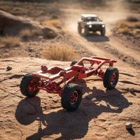 1/12 Scale RC Car Frame Workmanship Metal Elevated Axle Chassis Pre-Assembled RC Elevated Axles for DIY Enthusiasts
