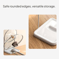 2-Tier Pot Lid Organizer Rack for Kitchen Countertop