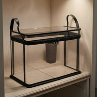 Soft Toy Storage Bin Carry Handles Clear Storage Bin Large-Capacity