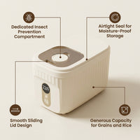 Large Rice Storage Container, Airtight Food Storage Bin, Kitchen Storage, Grain Storage Container, C - Image 10