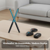 Virtual Air Drum Set quiet Practice Air Drumsticks High-Quality Sound for Teens