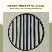 Steel Grill Grate, Heat Resistant, Round Stove Rack