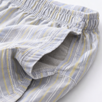Mens Boxers Loose Fit with Vertical Striped Pattern for Everyday Wear, Breathable for Comfortable Loungewear Shorts