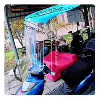 Electric Scooter Rain Cover, Waterproof Sun Shield, Sunblock Protection, sturdyDuty Windshield Cover, Universal Fit, Easy Installation