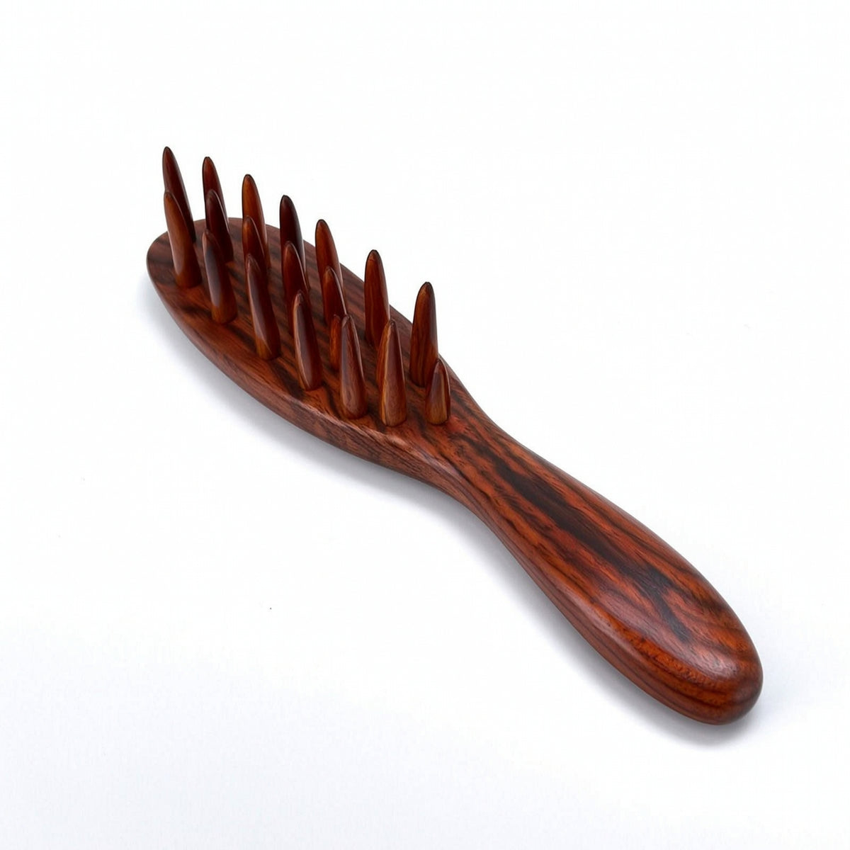 Scalp Massage Comb Ergonomic Rosewood Massage Comb Handheld Hairbrush for Home
