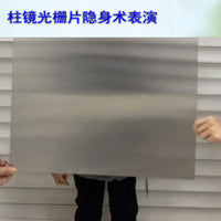 162-Lens Lenticular 3D Optical Invisibility Sheet 0.25mm Refraction Magic Material
