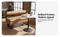 Modular Combination Upholstered Banquette and Chair Set Modern Design Cafe Furniture Restaurant Seating for Bar Owners, Interior Designers, Coffee Shop, Lounge Area