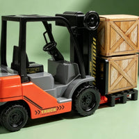 Forklift Truck playthingForklift Toy Inertial Construction Vehicle for Young Children, Boys
