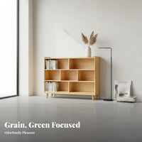 Lowoutline Lattice Shelving Unit Japanese Design Open Cube Shelving Unit Freestanding Design Configurable Combination