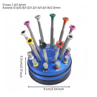 Watch Repair Tool Kit Portable Eyeglass Screwdriver Set Precision Screwdriver Set for Jewelers