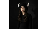 Soft Hat with Protrusions Furry Hat with Protrusions Unisex Headwear for Partygoers, Costume Parties, Photoshoots