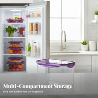 5L Rectangular Food container Large Capacity Storage Box Included for Meal Preppers