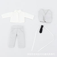 工厂！OB11娃衣 西服 西装四件套  GSC素体 12分BJD娃娃衣服 批发