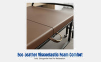 Folding Bed Folding Bed Office Nap Cot Portable Recliner Hospital Assistant Chair with Ergonomic Coconut Palm Foam and Stainless Steel Frame Suitable for Office Home Hospital Travel