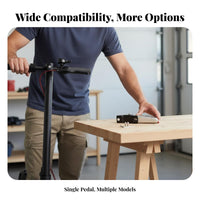 2 Pieces Electric Scooter Passenger Footrest Rust-Resistant Automatic Foot Pedal Rear Passenger Footrest Long-Lasting