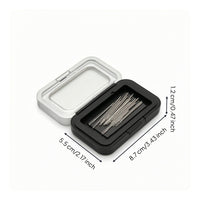 Sewing Pin Case with Transparent Lid Travel Friendly Sewing Pin Case Lightweight Storage Box