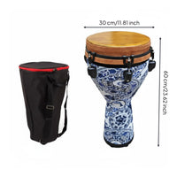 African Hand Drum Drum Easy to Learn   Bright Tone Percussion Instrument for Beginners
