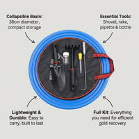 Gardening Tool Set with Bag, Outdoor Hand Tools, and Hook Kit, Portable, Hobby Miner Gear