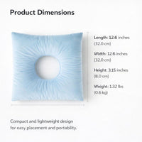 Breathable Neck Support Pillow for Travel, Ergonomic Neck Pillow, Comfort Pillow #variant:Blue