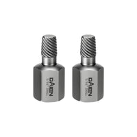 2 Pieces Extractor with Spiral Tip Long-Lasting Spiral Screw Extractor