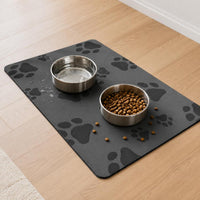 Waterproof Non-Slip Pet Feeding Mat for Dogs and Cats, Easy Clean Washable Placemat