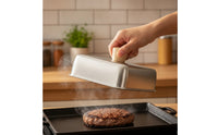 Griddle Dome with Wooden Knob Stainless Steel Melting Dome Domed Steak Cover for Backyard Grillers, Home Cooks, Griddle Surface Grilling, Kitchen