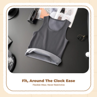 Men's Fleece Lined Thermal Vest for Winter