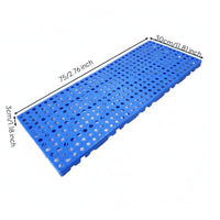Ventilated Pallet Board Wear Resistant Storage Deck Anti-Slip Heavy Duty Grid Mat for Basement