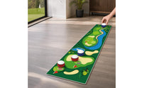 Tabletop Golf Game Setup Golf Game Mat with Balls Mini Set for Party